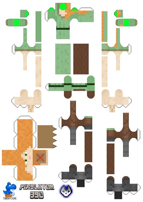 Minecraft Paper Doll