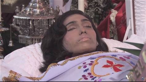 Monisha Jacob In Her Open Casket During Her Funeral