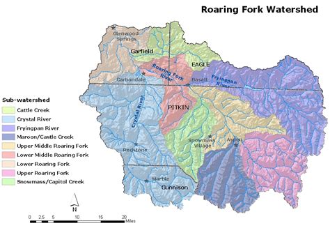 Rfc Roaring Fork Watershed Maps