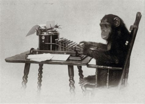 The Actual Odds Of 100 Monkeys With Typewriters Randomly Outputting