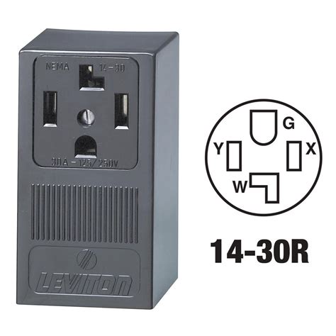 Dryers use a 10/3 wire and a 30 amp 220 volt breaker in the electrical panel. Leviton 55054 Leviton 4-Wire Dryer Power Outlet - Family ...