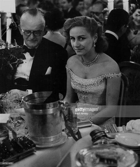 Athina Livanos Wife Of Ship Owner Aristotle Onassis Attending A