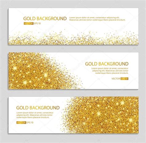 Search more hd transparent gold banner image on kindpng. Gold banner with glitter background — Stock Vector © PirinaIrina #92705156
