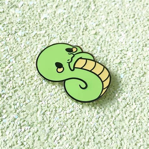 Cute Snake Munchimal Kawaii Reptile Animal Enamel Pin Lapel Etsy Uk