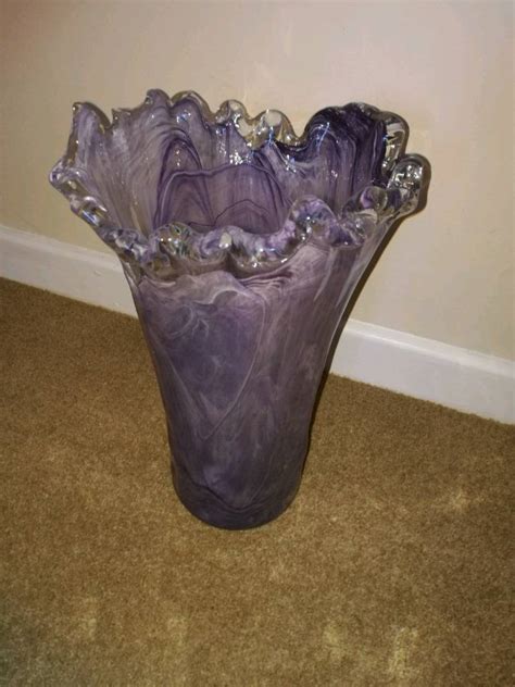 Large Purple Murano Glass Vase In Nelson Merthyr Tydfil Gumtree