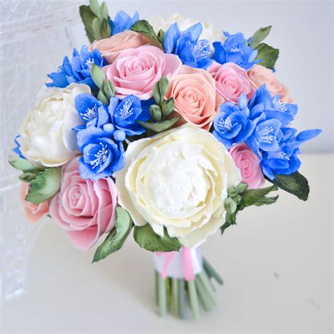 Best Wedding Bouquets Blue And Pink Images