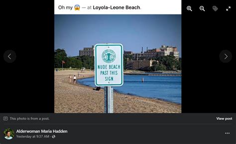 Nude Beach Sign At Chicago Beach Looks Official But Its A Fake Officials Say