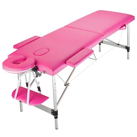 Lowestbest Folding Spa Bed Folding Massage Table Wide Height Adjustable Facial Cradle Salon