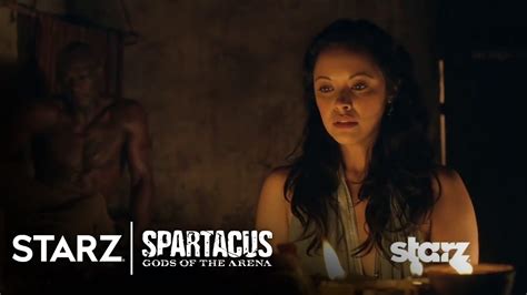 Spartacus Gods Of The Arena Episode Clip The Weight Of Secrets Starz Youtube