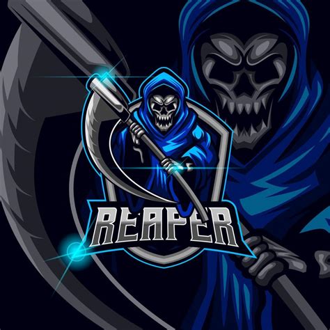 Reaper Esport Logo Design 14561467 Vector Art At Vecteezy