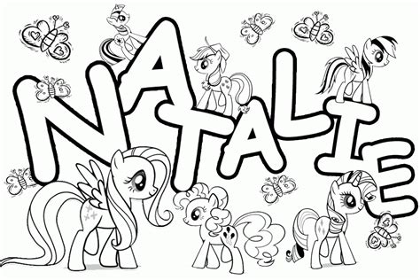 We bet you can't name the artists of all these #1 hit songs. Natalie - Name Coloring Page For Girls - Coloring Home