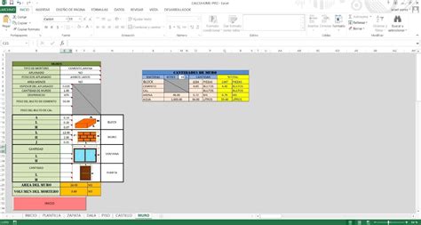Hoja Excel Premium Calculo Materiales Construcci N Obra Mercado Libre