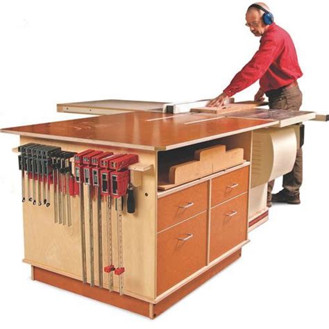 Find here the best portable table saw choice for you considering precision, mobility, and price. FINE WOODWORKING TABLE SAW OUTFEED CABINET PLAN | Woodworking desk, Woodworking plans ...