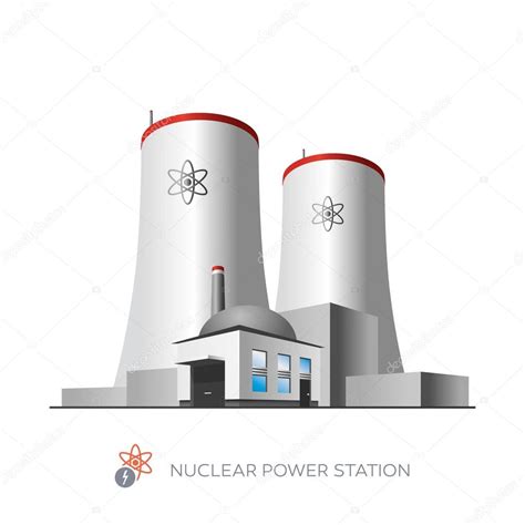 Nuclear Power Plant — Stock Vector © Petovarga 44180789