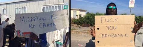 Just photos to fap to!!! Rosarno, l'odio dei migranti: "Fuck you carabinieri razzisti" - IlGiornale.it