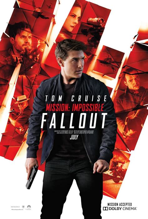 Mission Impossible Fallout 2018 Movie Posters Fonts In Use