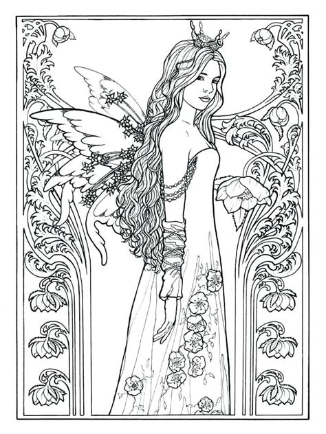 Fairy Princess Coloring Pages Coloring Pages