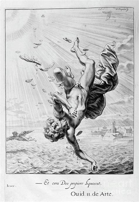 The Fall Of Icarus Artist Michel By Print Collector