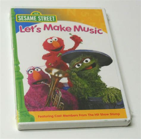 Sesame Street Lets Make Music Dvd 2003 For Sale Online Ebay
