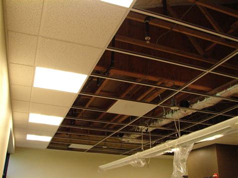 Whether you decide to install a suspended acoustical ceiling or a drywall ceiling, the costs are fairly similar. Drop Ceiling Ideas Basement Design — Oscarsplace Furniture ...