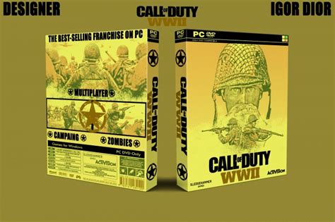 Call Of Duty Wwii Pc Box Art Cover By Wolfenstein The Old