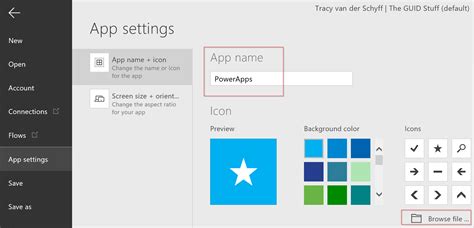 Day 260 Powerapps Create An Icon For Your App Tracy Van Der Schyff