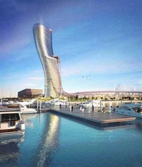 Cool Pics Abu Dhabi Capital Gate Building