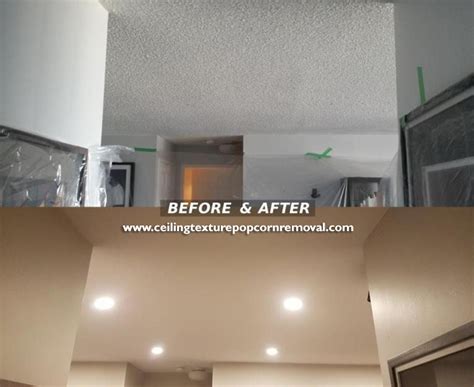 If your popcorn was applied before 1977, there's a chance there could be a small amount of asbestos mixed in with the chalk and wallboard even if you find that your popcorn ceiling contains asbestos, you can probably still do the removal yourself (check for any local laws about asbestos removal and. Ceiling Texture Popcorn Removal - The Professional ...