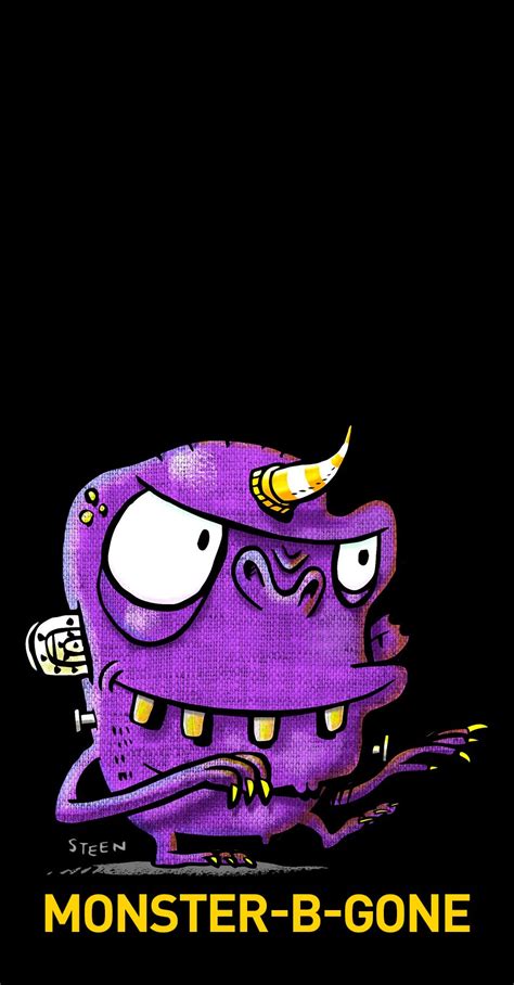 Purple Monster Logo Logodix