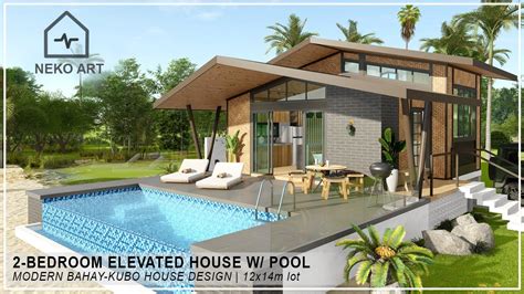 Ep 78 2 Bedroom Elevated Native House With Pool Modern Bahay Kubo