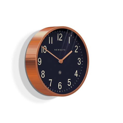 Contemporary Copper Wall Clock Newgate Clocks Master Edwards Wall