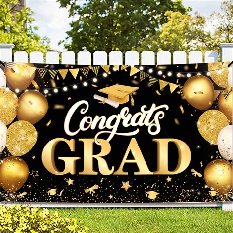 Buy Katchon Xtralarge Congrats Grad Banner 72x44 Inch Graduation