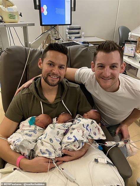 Gay Couple Welcome Triplets After Spending Thousands On Surrogacy Bluemull