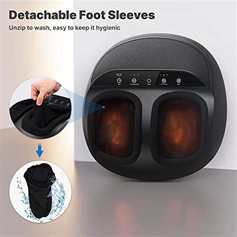 Renpho Foot Massager Machine With Heat And Remote Shiatsu Deep