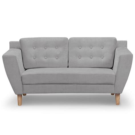 Check spelling or type a new query. Canapé 2 places Scandinave Vintage Tissu Gris pas cher ...