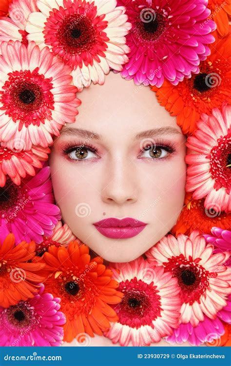 Beauty In Flowers Stock Image Image Of Colorful Cosmetology 23930729
