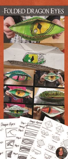 Blinking Origami Dragon Eyes Origami Elementary Art Lesson Middle