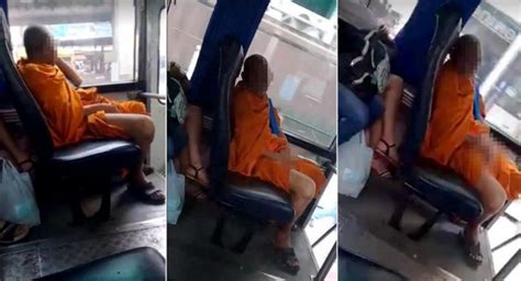 Monk Caught On Video Masturbating On Bangkok Bus
