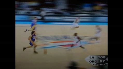 Shannon Brown Powerful Dunk Lakers Thunder 32409 Youtube