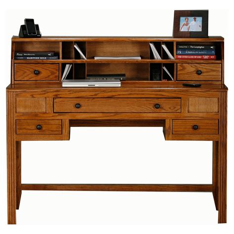 Eagle Furniture Oak Ridge Customizable Writing Desk With Optional Hutch