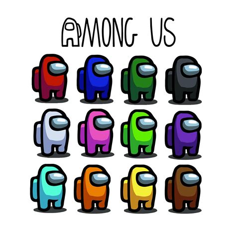 Among us is an online multiplayer social deduction game developed and published by american game studio innersloth. Among Us Pack Vectors AI, EPS, PNGs + Font | Vectorency