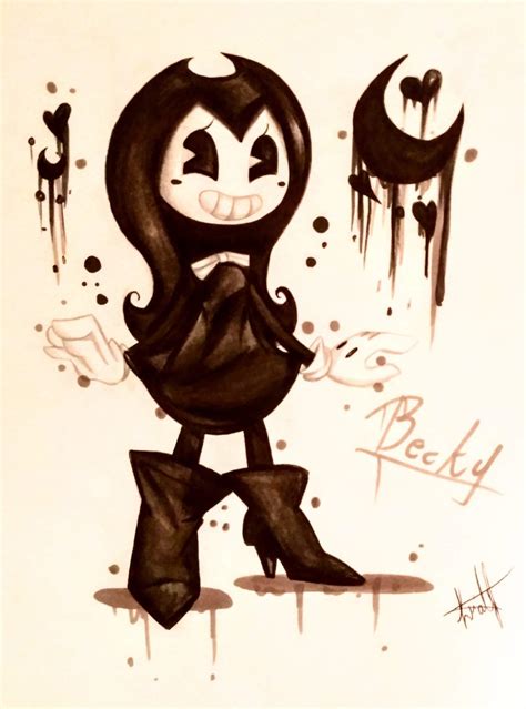 Beckybetty The Little Devil Fan Art Bendy And The Ink Machine Amino