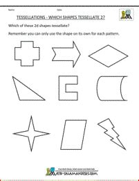 tessellations  geometry  shapes tessellate  shapes  kids