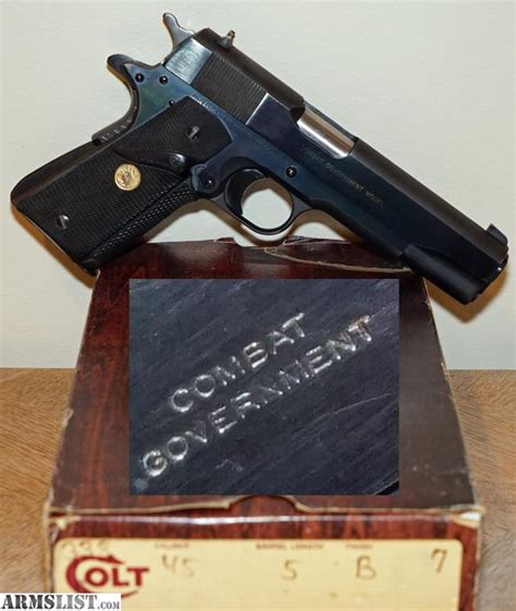 Armslist For Saletrade Colt Combat Government Model Mark Iv Series 70