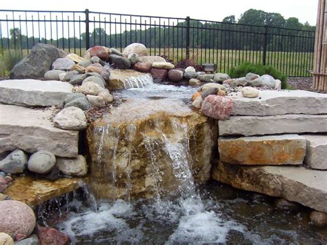 Outdoor Water Features Falls Fountains And Ponds In Northeast Wisconsin