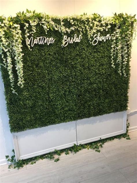 Green Hedge Artificial Flower Wall Panel Boxwood Backdrop Wall