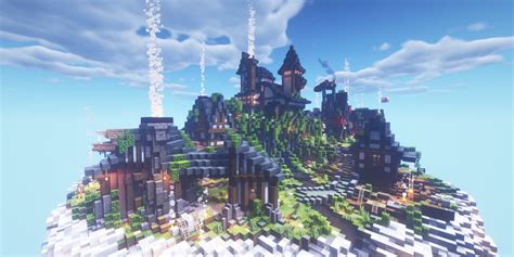 Minecraft Design Ideas For Sky Fortresses And Cloud Cities
