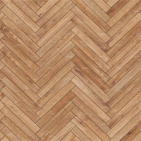 Seamless Wood Parquet Texture Herringbone Light Brown Textures