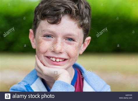 10 Years Old Boy Stock Photo Alamy