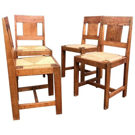 William doub custom furniture arts crafts chair. Early 1900s Set of Four Arts and Crafts Dining Chairs ...
